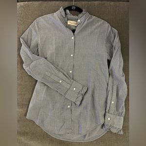 Nili Lotan shirt with ruffle collar